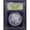 Image 4 : ***Auction Highlight*** 1878-s Morgan Dollar $1 Graded Choice Unc+ DMPL By USCG (fc)