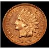 Image 2 : Proof ***Auction Highlight*** 1889 Indian Cent 1c Graded GEM+ rb Proof By USCG (fc)
