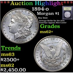 ***Auction Highlight*** 1894-o Morgan Dollar $1 Graded Select Unc By USCG (fc)