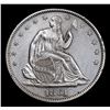 Image 2 : ***Auction Highlight*** 1861-p Seated Half Dollar 50c Graded Unc Details By USCG (fc)
