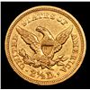 Image 3 : ***Auction Highlight*** 1856-p Gold Liberty Quarter Eagle $2 1/2 Graded Select Unc By USCG (fc)