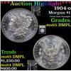 Image 1 : ***Auction Highlight*** 1904-o Morgan Dollar $1 Graded GEM Unc DMPL By USCG (fc)