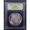 Image 4 : ***Auction Highlight*** 1921-p Rainbow Toned Morgan Dollar $1 Graded GEM+ Unc By USCG (fc)