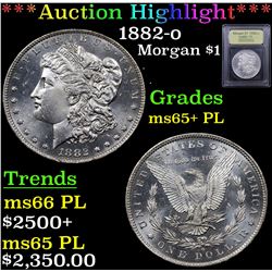***Auction Highlight*** 1882-o Morgan Dollar $1 Graded GEM+ PL By USCG (fc)