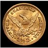 Image 3 : ***Auction Highlight*** 1907-p Gold Liberty Quarter Eagle $2 1/2 Graded Choice Unc By USCG (fc)