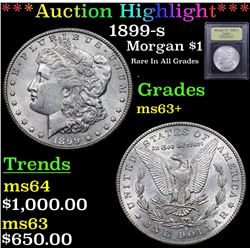 ***Auction Highlight*** 1899-s Morgan Dollar $1 Graded Select+ Unc By USCG (fc)