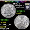 Image 1 : ***Auction Highlight*** 1899-s Morgan Dollar $1 Graded Select+ Unc By USCG (fc)