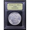 Image 4 : ***Auction Highlight*** 1894-p Morgan Dollar $1 Graded GEM Unc By USCG (fc)