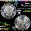 Image 1 : ***Auction Highlight*** 1880-s Morgan Dollar $1 Graded GEM++ DMPL By USCG (fc)