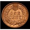 Image 3 : ***Auction Highlight*** 1890 Indian Cent 1c Graded Choice+ Unc RB By USCG (fc)