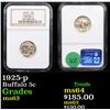 Image 1 : NGC 1925-p Buffalo Nickel 5c Graded ms63 By NGC