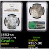 Image 1 : NGC 1883-cc Morgan Dollar $1 Graded ms63 By NGC