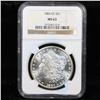 Image 2 : NGC 1883-cc Morgan Dollar $1 Graded ms63 By NGC