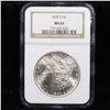 Image 2 : NGC 1890-s Morgan Dollar $1 Graded ms63 By NGC