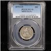 Image 2 : PCGS 1875-s /s Twenty Cent Piece 20c Graded vg10 By PCGS