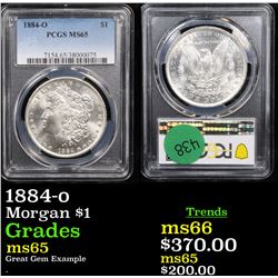 PCGS 1884-o Morgan Dollar $1 Graded ms65 By PCGS
