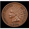 Image 2 : 1884 Indian Cent 1c Grades Select AU
