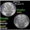Image 1 : 1879-p Morgan Dollar $1 Grades Select Unc