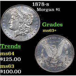 1878-s Morgan Dollar $1 Grades Select+ Unc