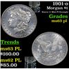 Image 1 : 1901-o Morgan Dollar $1 Grades Select Unc PL