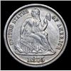 Image 2 : 1875-p Seated Liberty Dime 10c Grades Choice AU
