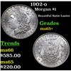 Image 1 : 1902-o Morgan Dollar $1 Grades GEM+ Unc