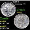 Image 1 : 1918-s Mercury Dime 10c Grades Select Unc