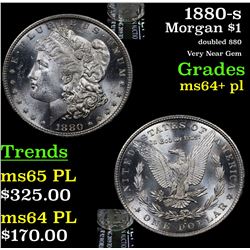 1880-s Morgan Dollar $1 Grades Choice Unc+ PL