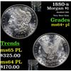Image 1 : 1880-s Morgan Dollar $1 Grades Choice Unc+ PL