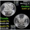Image 1 : 1881-s Morgan Dollar $1 Grades GEM+ PL