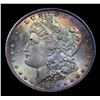 Image 2 : 1884-p Rainbow Toned Morgan Dollar $1 Grades Choice Unc