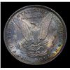 Image 3 : 1884-p Rainbow Toned Morgan Dollar $1 Grades Choice Unc