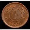 Image 3 : 1863 H. Endly Civil War Token 1c Grades Choice AU/BU Slider