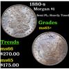 Image 1 : 1880-s Morgan Dollar $1 Grades GEM+ Unc