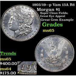 1903/19---p Vam 13A R6 Morgan Dollar $1 Grades GEM Unc