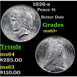 1926-s Peace Dollar $1 Grades Select+ Unc