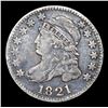Image 2 : 1821 JR-1 Capped Bust Dime 10c Grades vf++