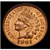 Image 2 : 1901 Indian Cent 1c Grades Choice Unc RB