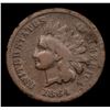 Image 2 : 1864 L Indian Cent 1c Grades f, fine
