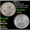 Image 1 : 1891-p Morgan Dollar $1 Grades Choice AU/BU Slider