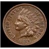 Image 2 : 1881 Indian Cent 1c Grades xf