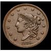 Image 2 : 1838 Coronet Head Large Cent 1c Grades xf+
