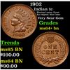 Image 1 : 1902 Indian Cent 1c Grades Choice+ Unc BN