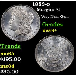 1883-o Morgan Dollar $1 Grades Choice+ Unc