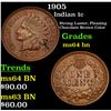 Image 1 : 1905 Indian Cent 1c Grades Choice Unc BN