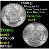 Image 1 : 1888-p Morgan Dollar $1 Grades Choice+ Unc