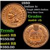 Image 1 : 1880 Indian Cent 1c Grades Choice+ Unc RB