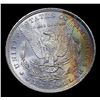 Image 3 : 1884-o Rainbow Toned Morgan Dollar $1 Grades Select+ Unc