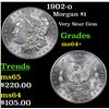 Image 1 : 1902-o Morgan Dollar $1 Grades Choice+ Unc