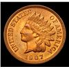 Image 2 : 1907 Indian Cent 1c Grades Gem+ Unc RB